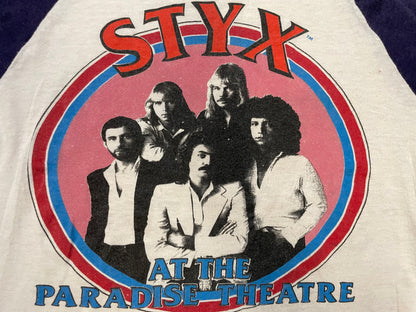 Vintage 1981 Styx Paradise Theatre World Tour raglan shirt