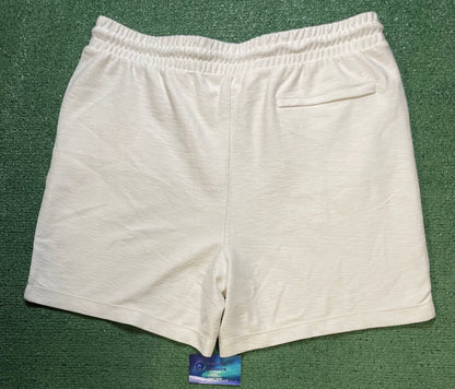 Calvin Klein cream embroidered shorts