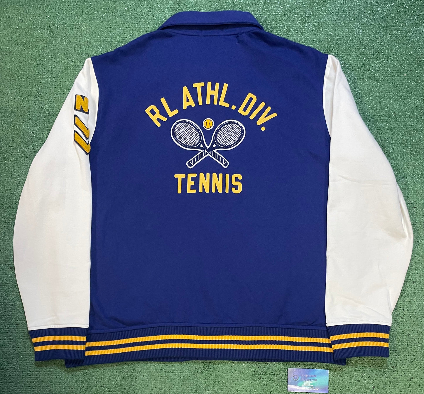 Polo Ralph Lauren tennis letterman jacket