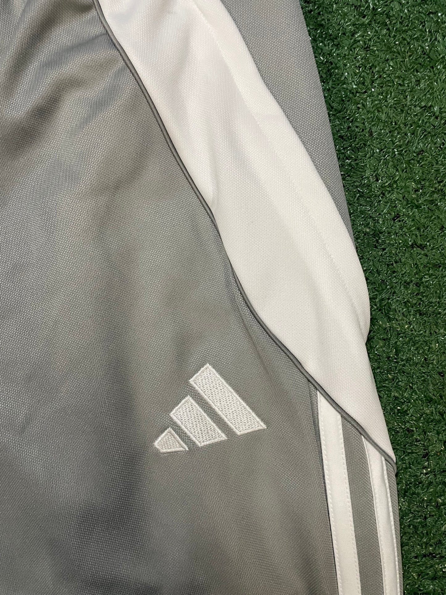 Adidas grey & white tiro 24 pants