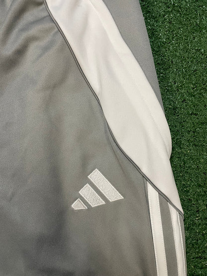 Adidas grey & white tiro 24 pants