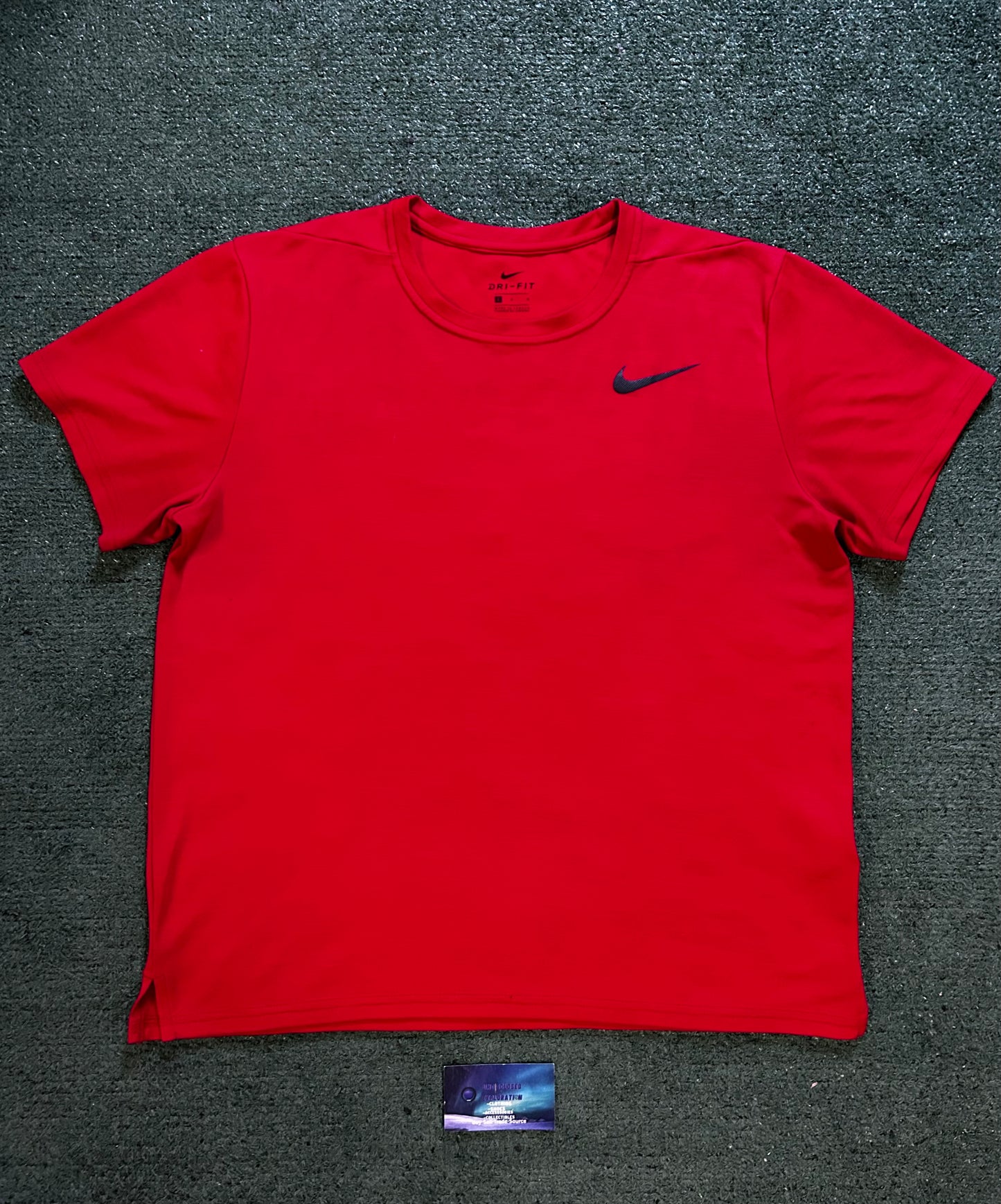 Nike red dri fit legend tee
