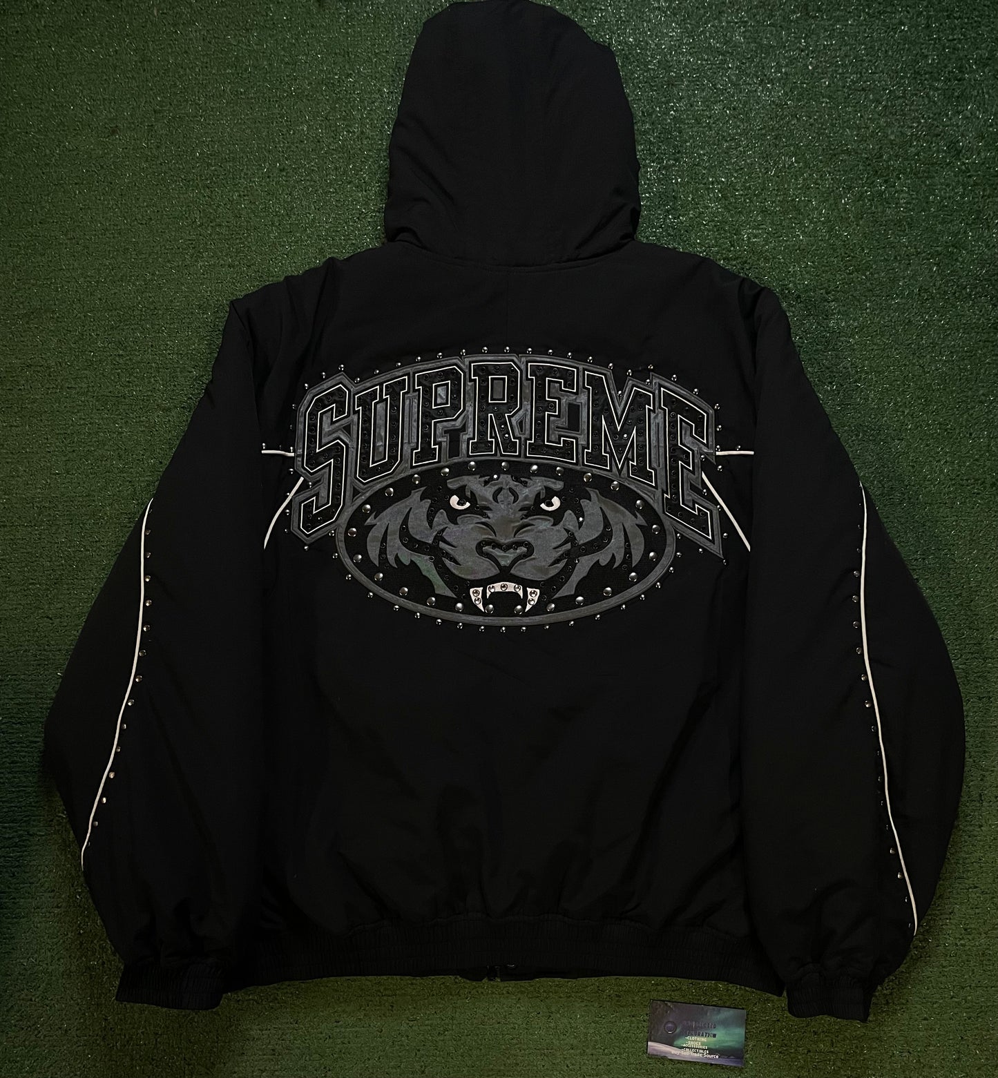 Supreme studded stadium black jacket