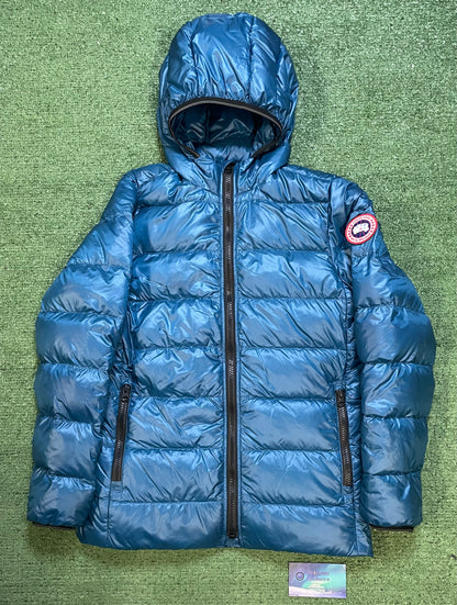 Canada Goose crofton kids guard blue jacket