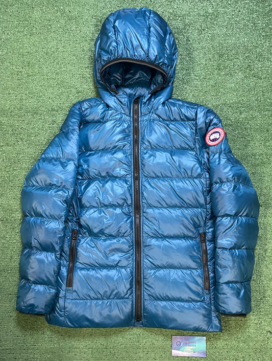 Canada Goose crofton kids guard blue jacket
