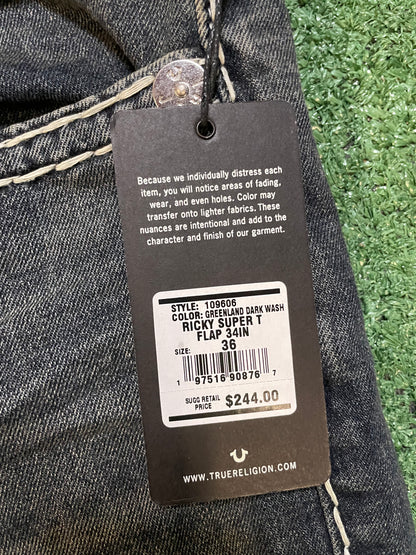 True Religion Ricky T dark wash jeans