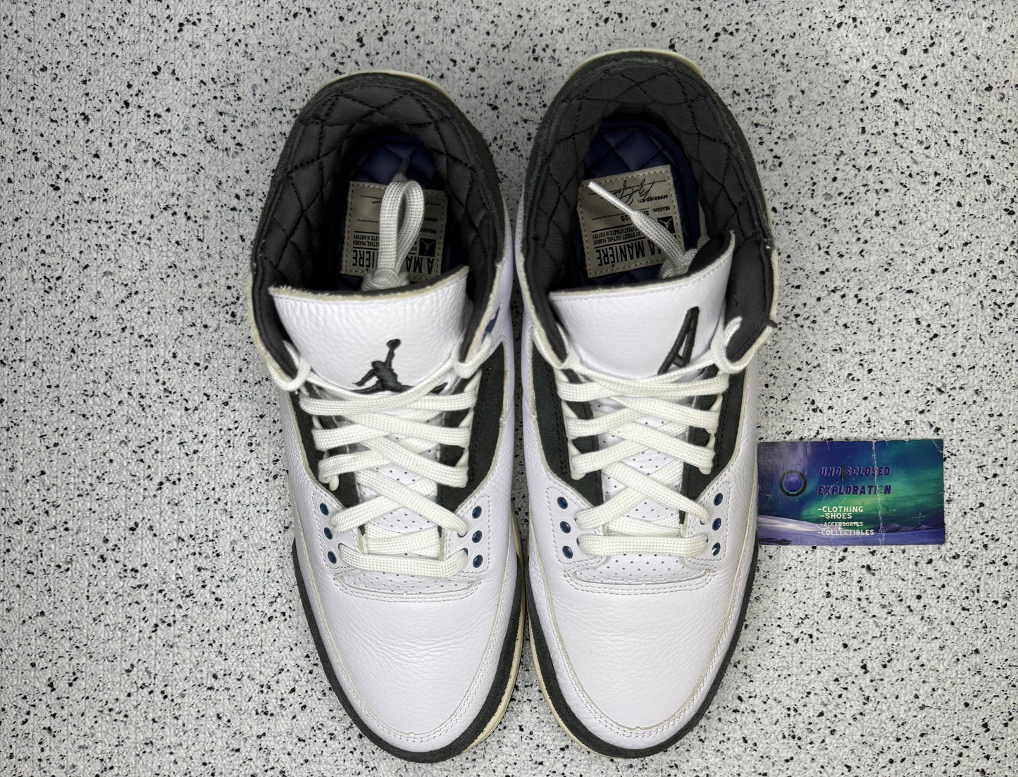 Jordan 3 A Ma Maniere Diffused Blue 10 Men/11.5 Women “Preowned”