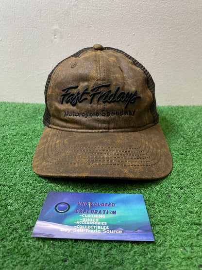 Fast Fridays motorcycle speedway mesh hat
