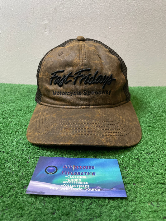 Fast Fridays motorcycle speedway mesh hat