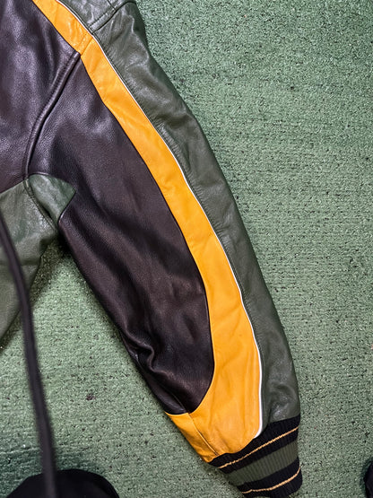 Vintage 1990s Seattle Sonics Wilson leather jacket