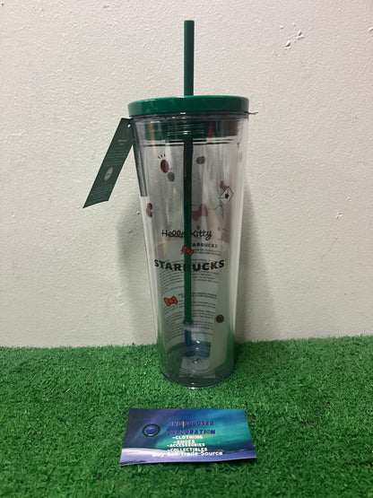 Hello kitty X Starbucks cold cup tumbler 24oz