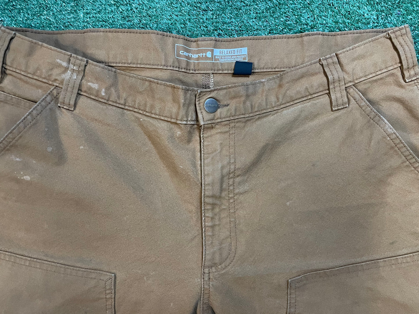Carhartt tan double knees pants