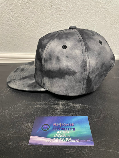 Harley Davidson grey & black tie dye hat