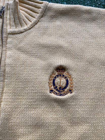 Vintage Ralph Lauren quarter Zip Knitted Sweater