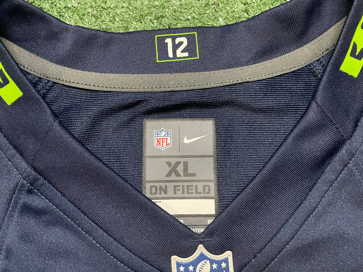 Nike Seattle Seahawks Russell Wilson #3 Blue Jersey