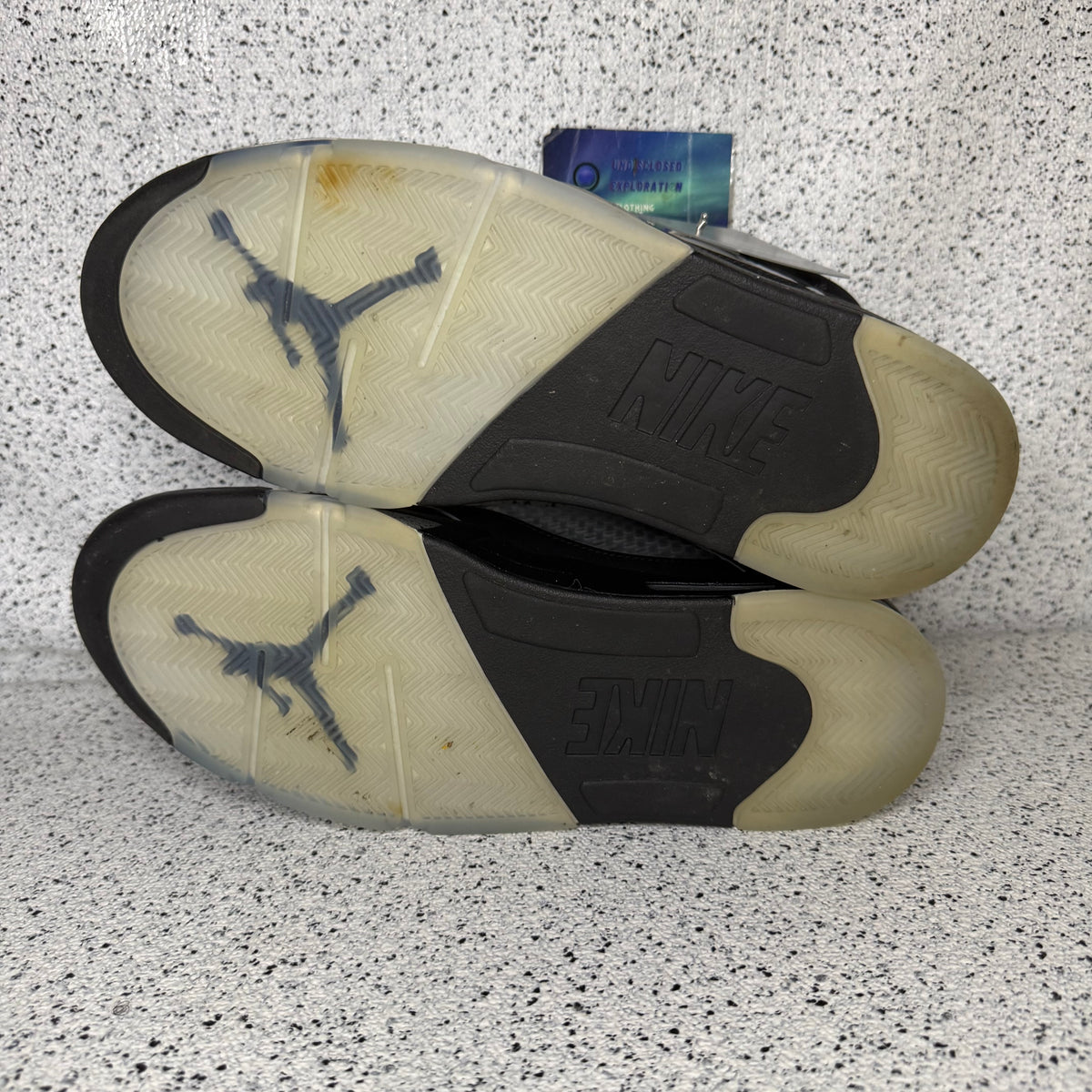 Jordan 5 Black Metallic Reimagined 12 Men “Preowned”