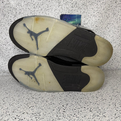 Jordan 5 Black Metallic Reimagined 12 Men “Preowned”