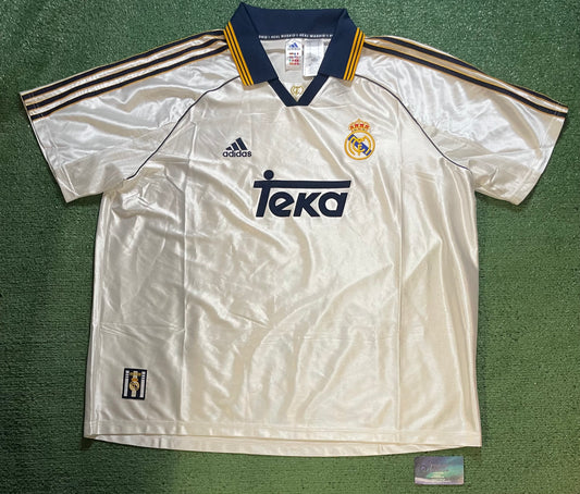 Adidas Real Madrid '99/00 White Home Soccer Jersey