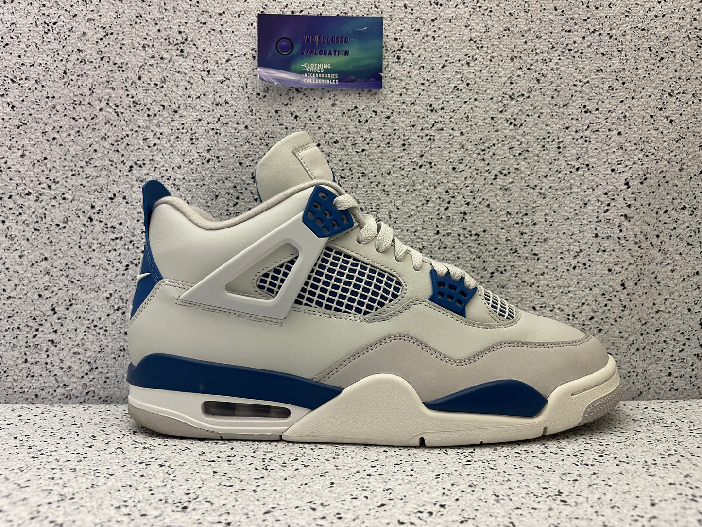 Jordan 4 Military Blue 10.5 Men/12 Women “Preowned”