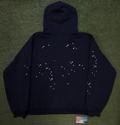 Sp5der atlanta navy hoodie