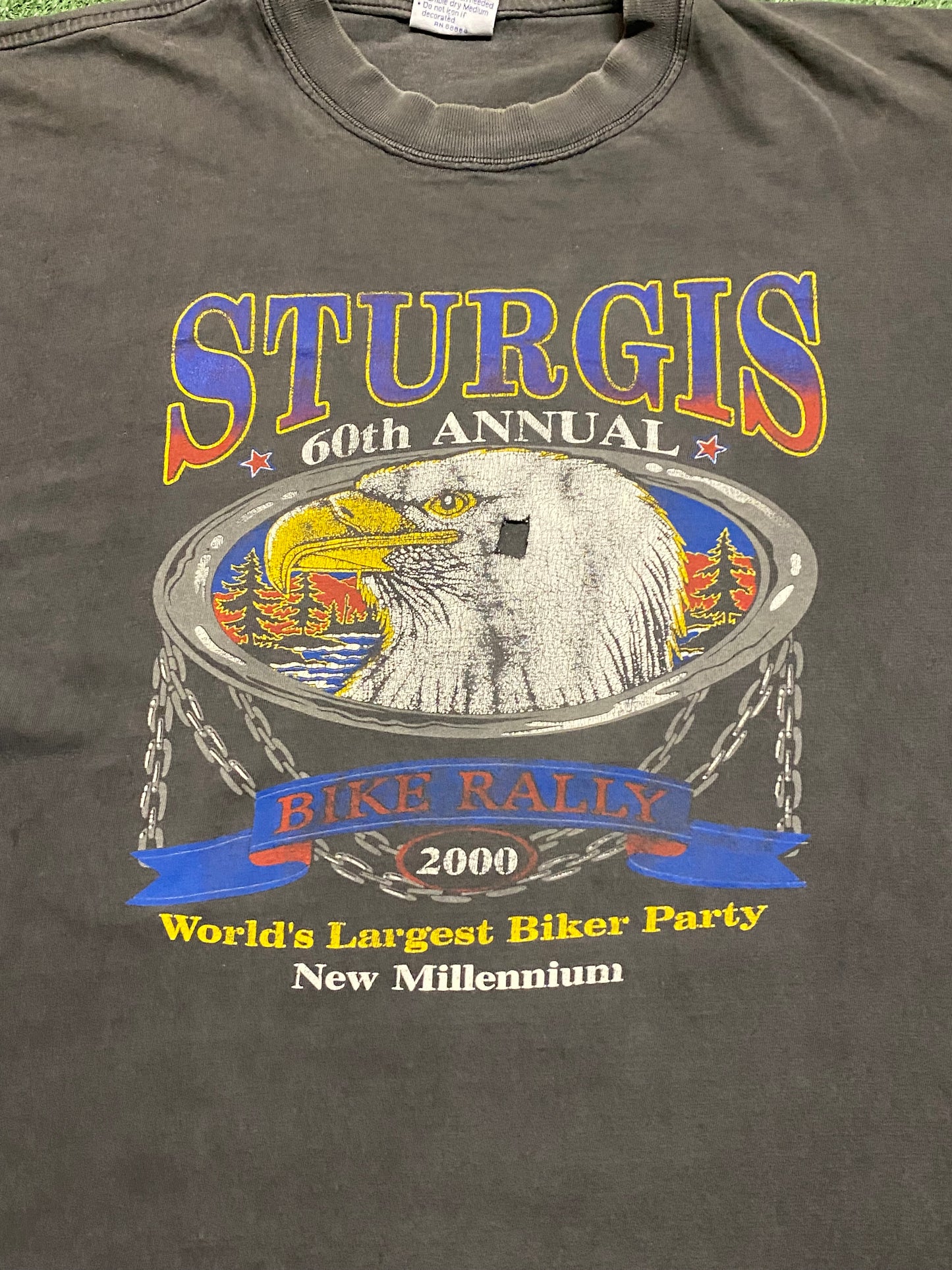 Vintage 2000 Sturgis 60th Annual Bike Rally Tee