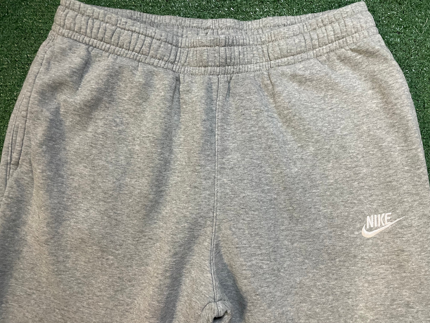Nike grey embroidered sweatpants