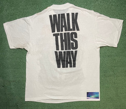 Vintage 1980s Aerosmith Walk this way tee