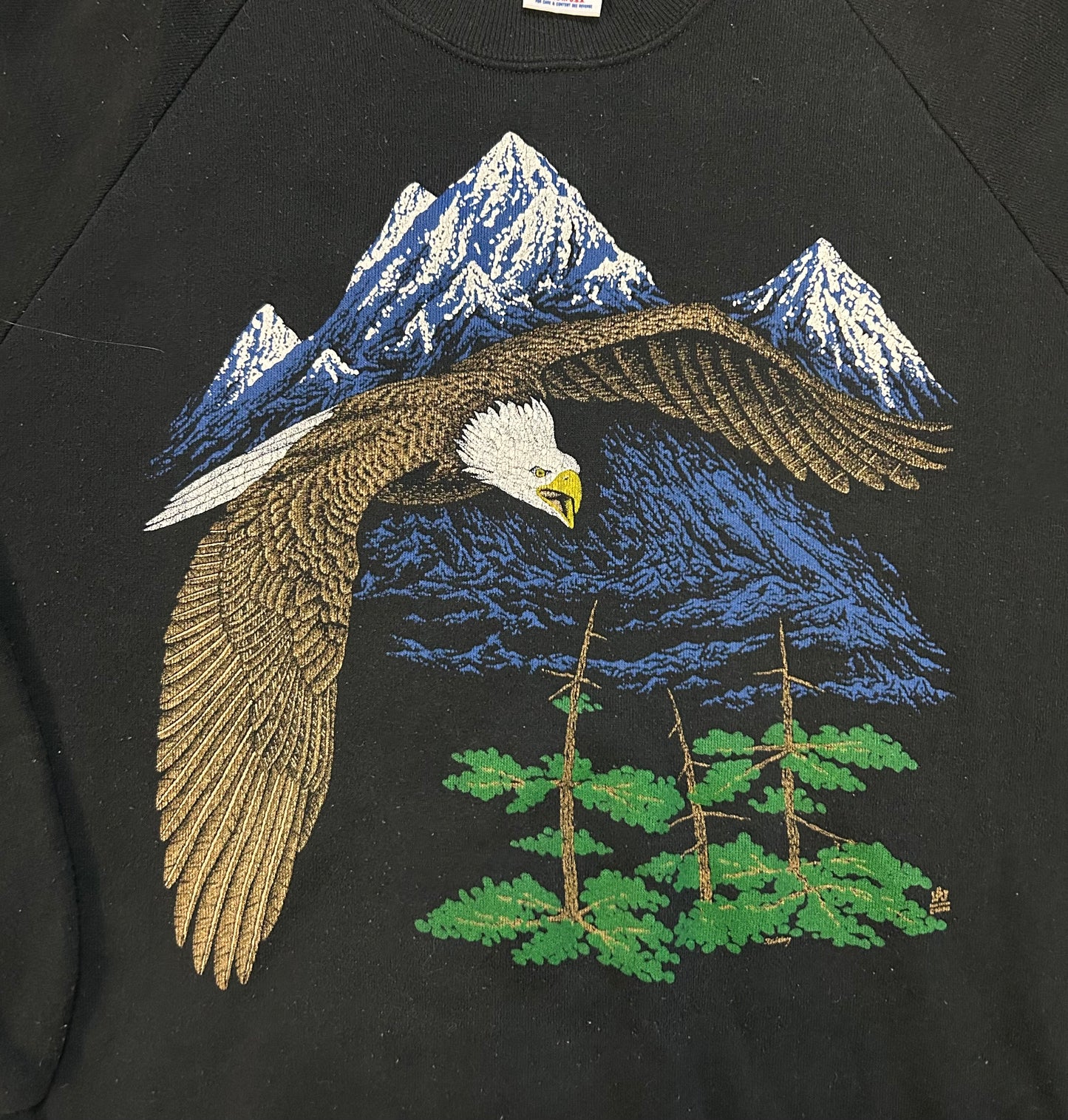 Vintage 1990s Eagle Nature crewneck
