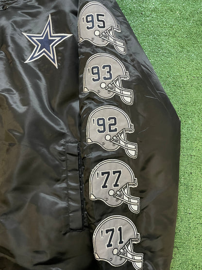 Vintage 1990s Dallas cowboys Jeff Hamilton Super Bowl Champions jacket