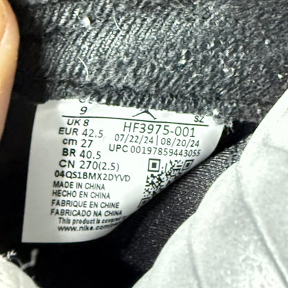 Jordan 5 Black Metallic Reimagined 9 Men “Preowned”