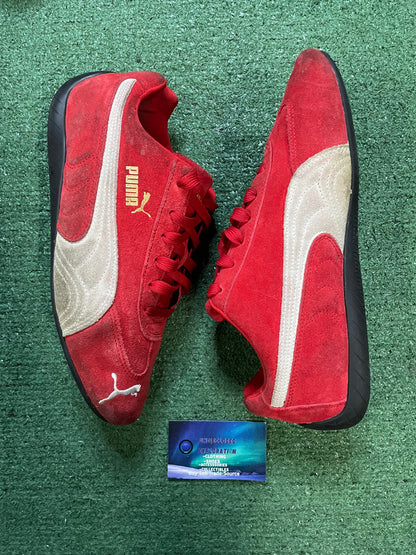 Puma red speedcat size 10.5men/12women