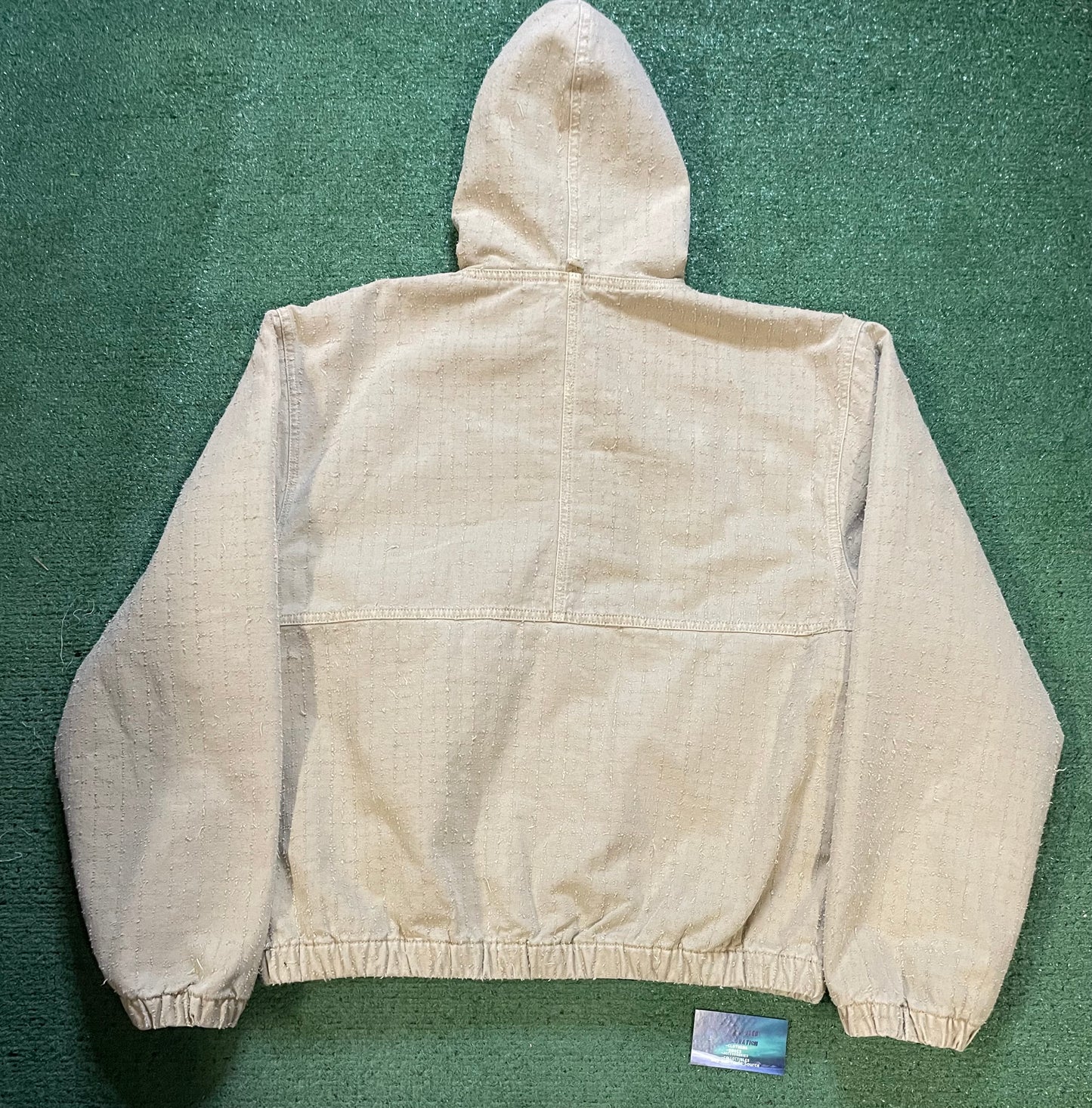 Stussy Canvas Needle Punch Work tan Jacket
