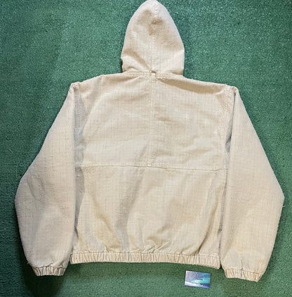 Stussy Canvas Needle Punch Work tan Jacket