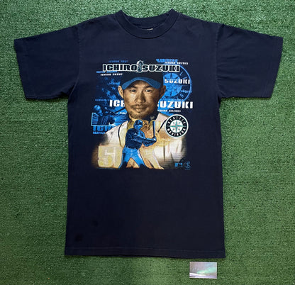 Vintage 1990s Seattle mariners Ichiro Suzuki photo tee