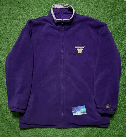 Vintage Reversible Washington Huskies Starter Fleece