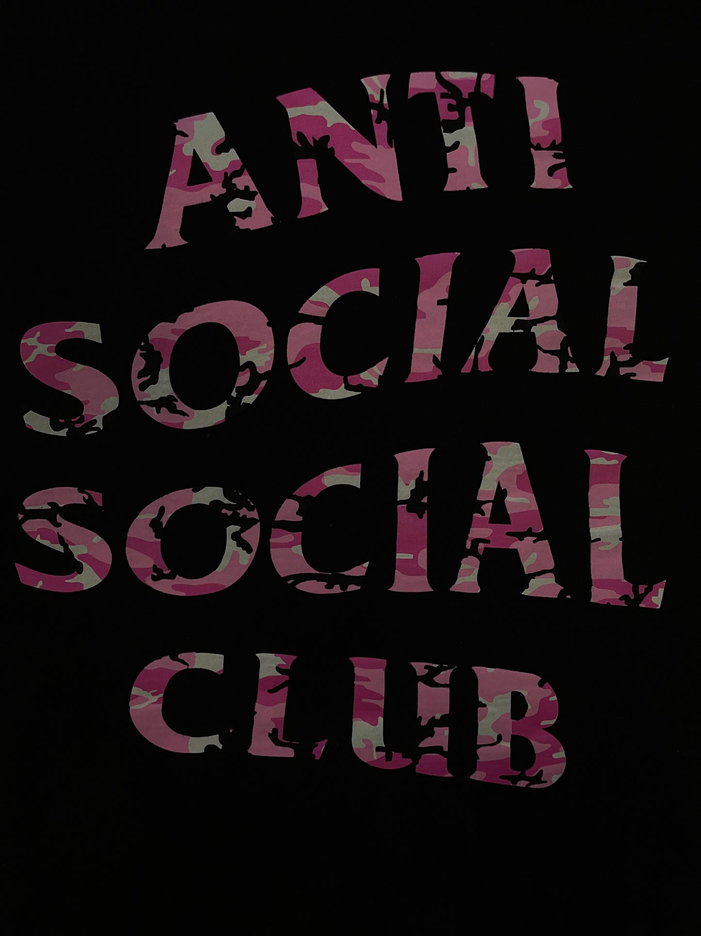 Anti Social Social Club X undeafeated pink camo hoodie