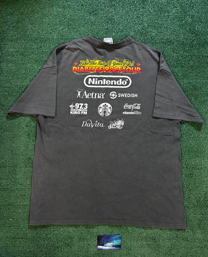 Vintage tour de cure grey tee