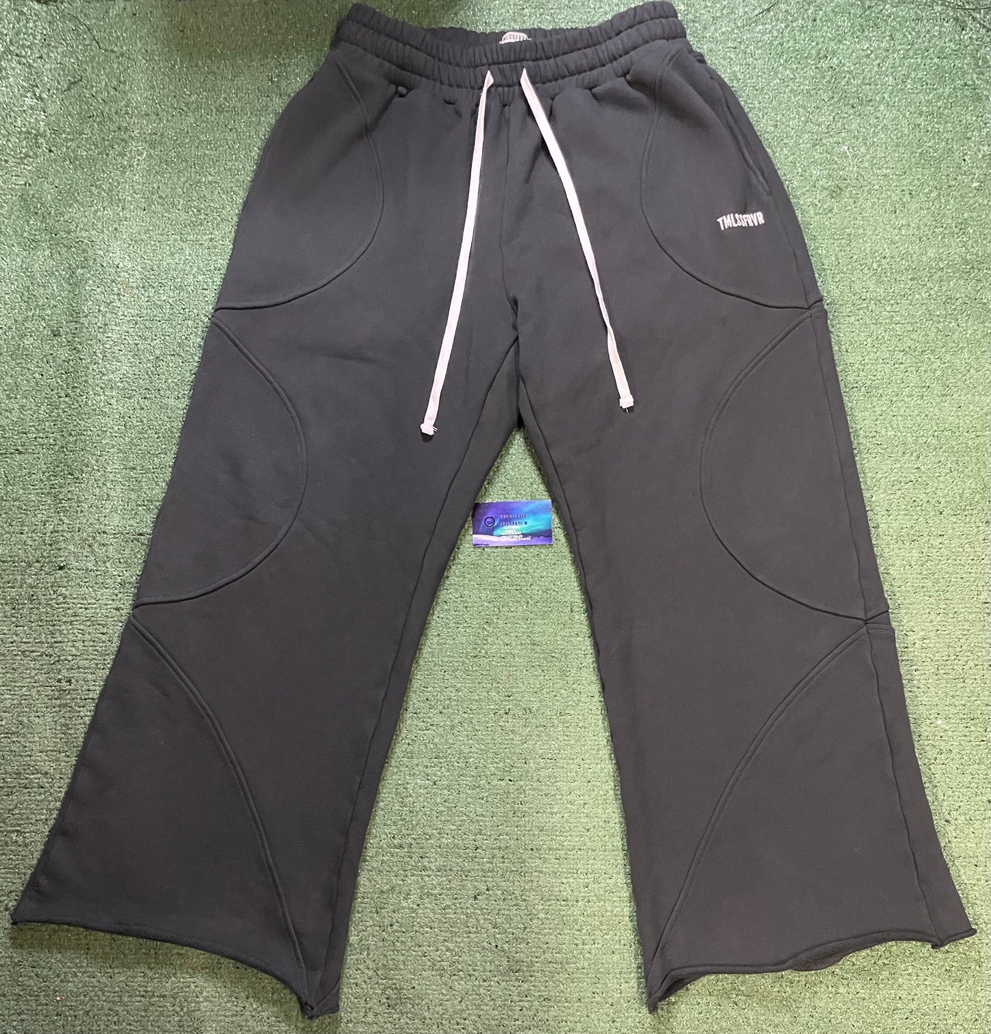 TMLSSFRVR black swirly sweatpants