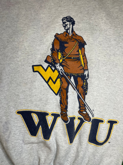 Vintage 1990s West Virginia university mountaineers crewneck