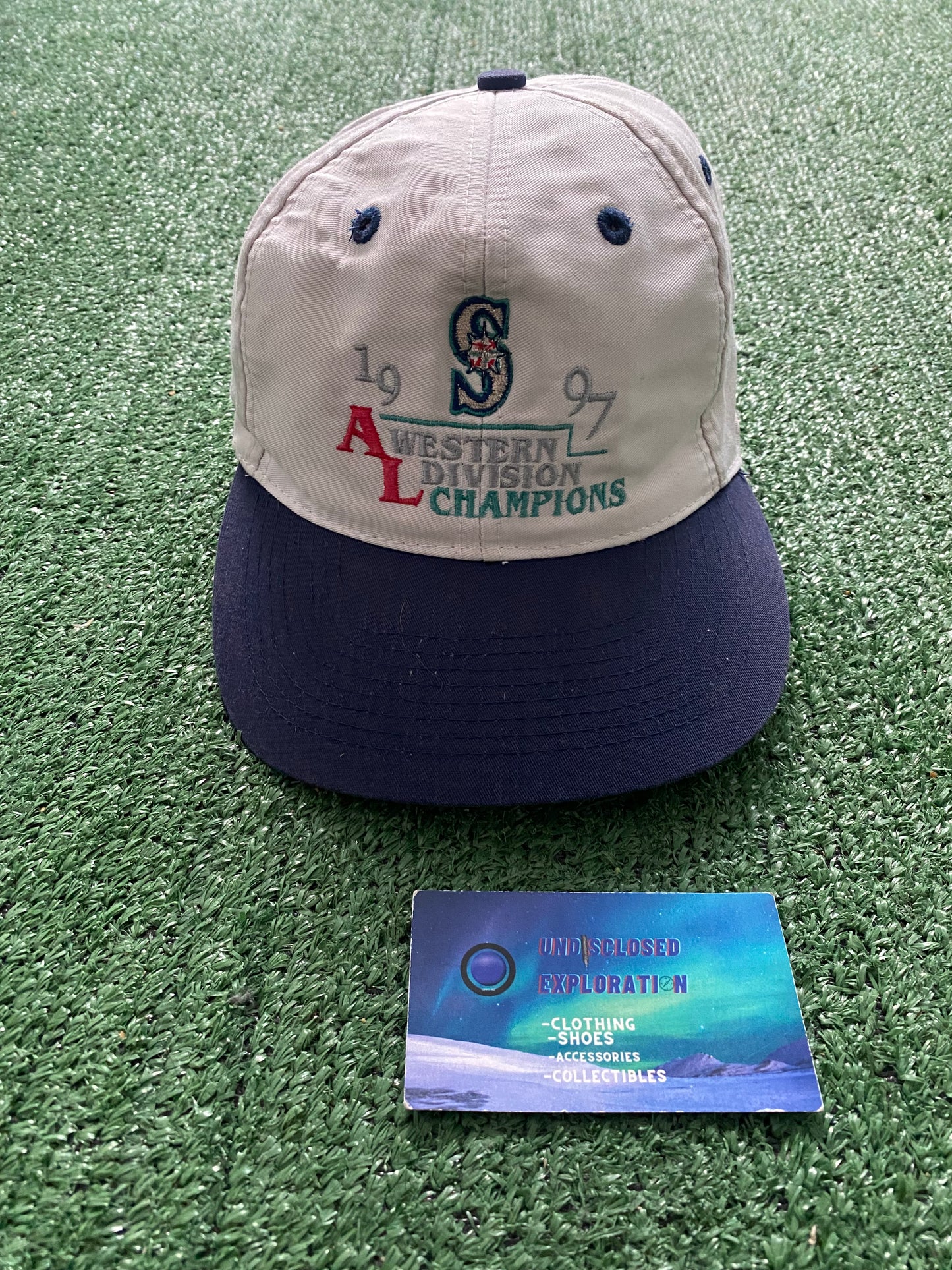 Vintage Seattle Mariners 1997 western division championship snapback