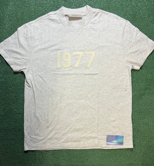 Fear of god essentials 1977 light oatmeal tee