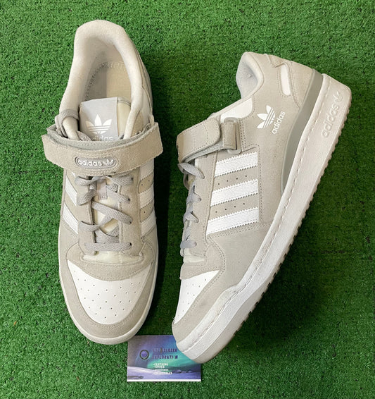 Adidas forum low grey size 14men/15.5women
