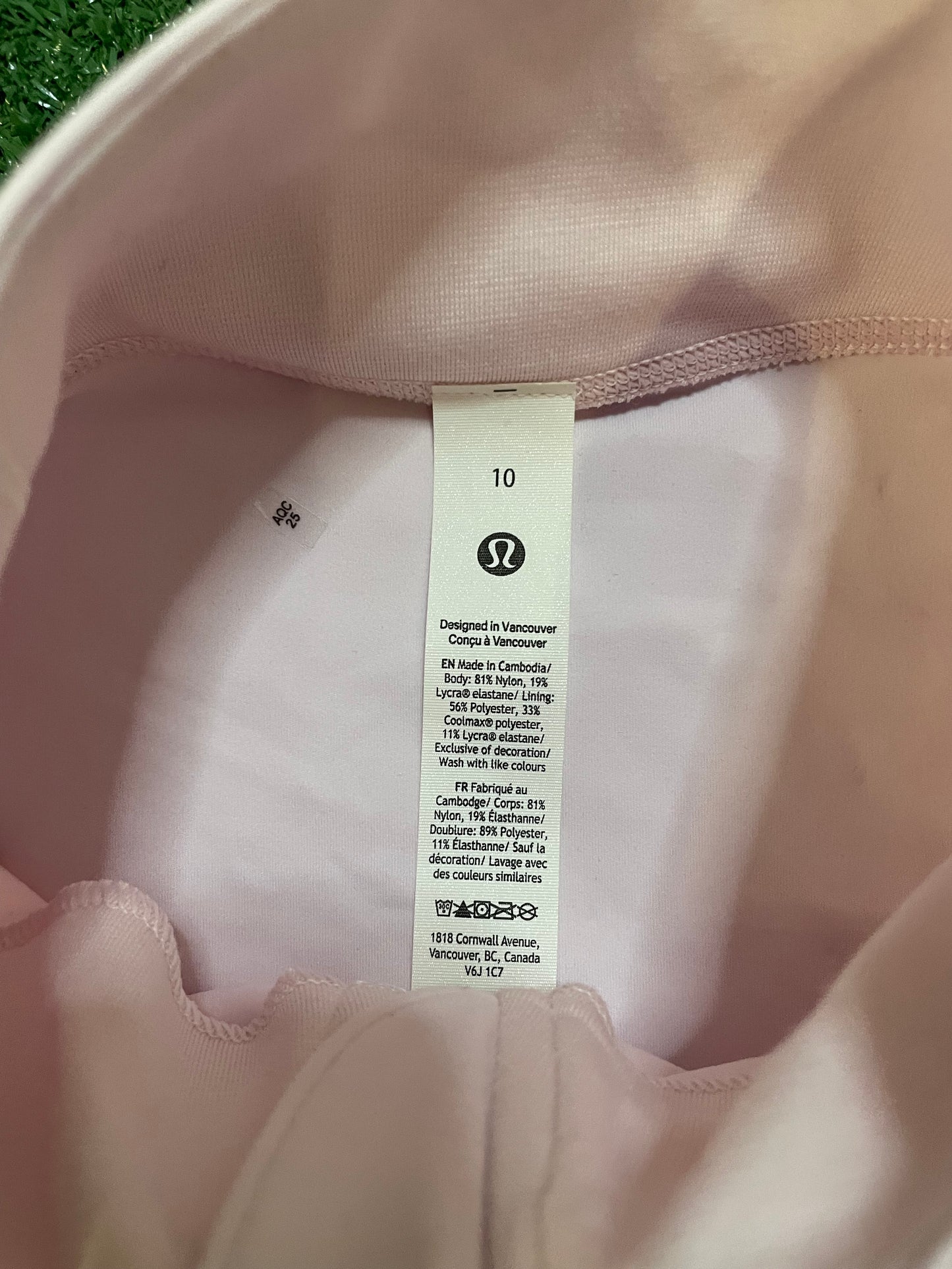 Lululemon Define Nulu pink haze / rose gold Jacket