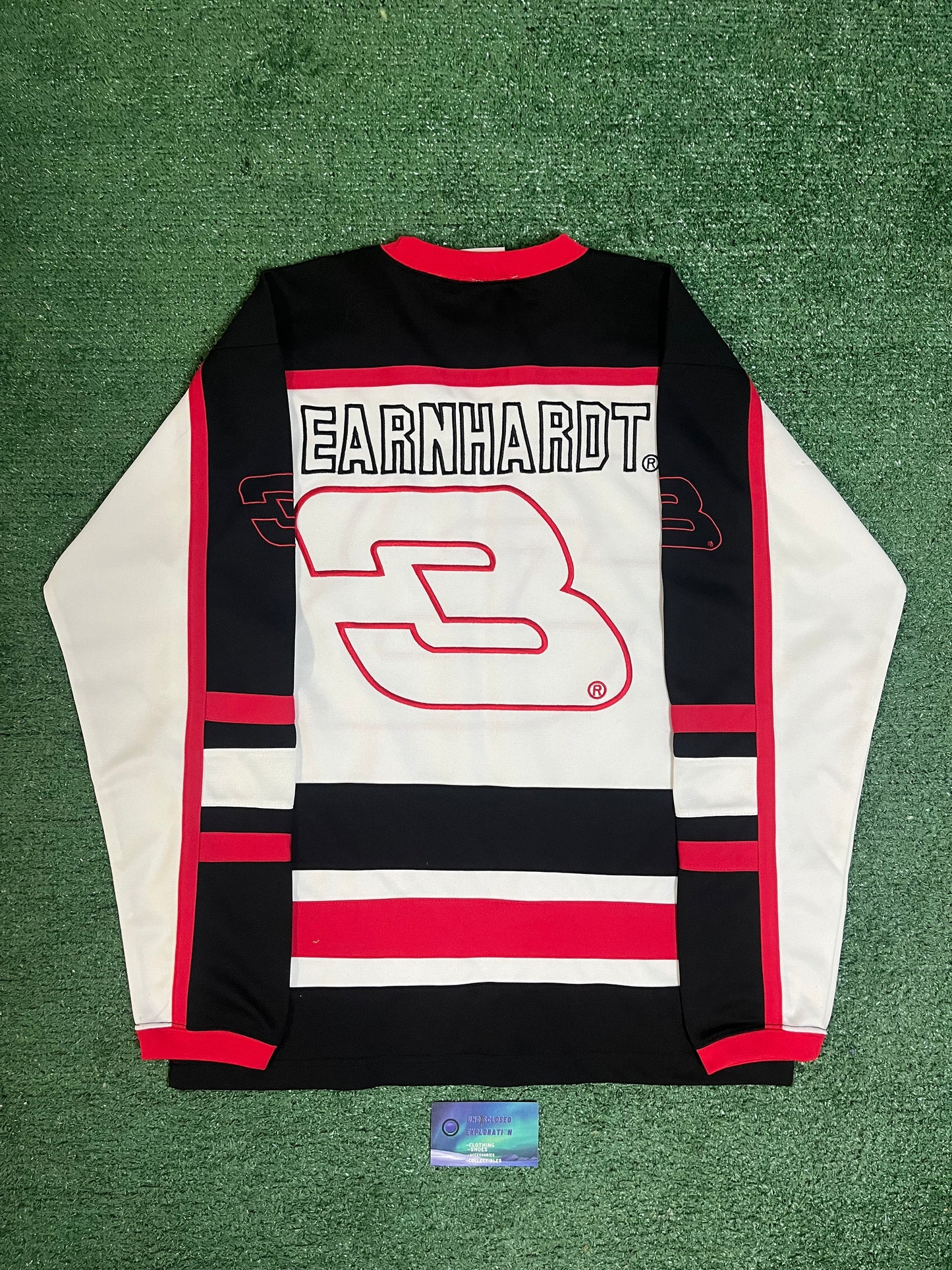 Vintage 1990s Dale Earnhardt #3 hockey jersey