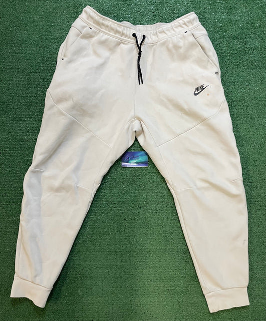 Nike beige tech fleece pants