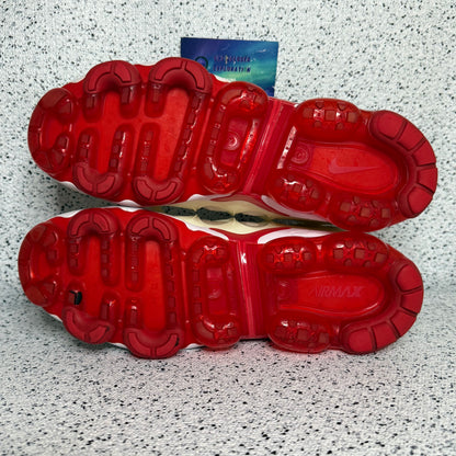 Nike Vapor Max White University Red 9.5 Men/11 Women “Preowned”