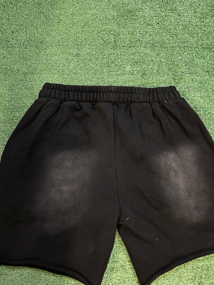 Black cross shorts