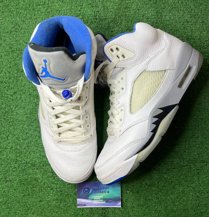Jordan 5 stealth 2.0 size 9men/10.5women