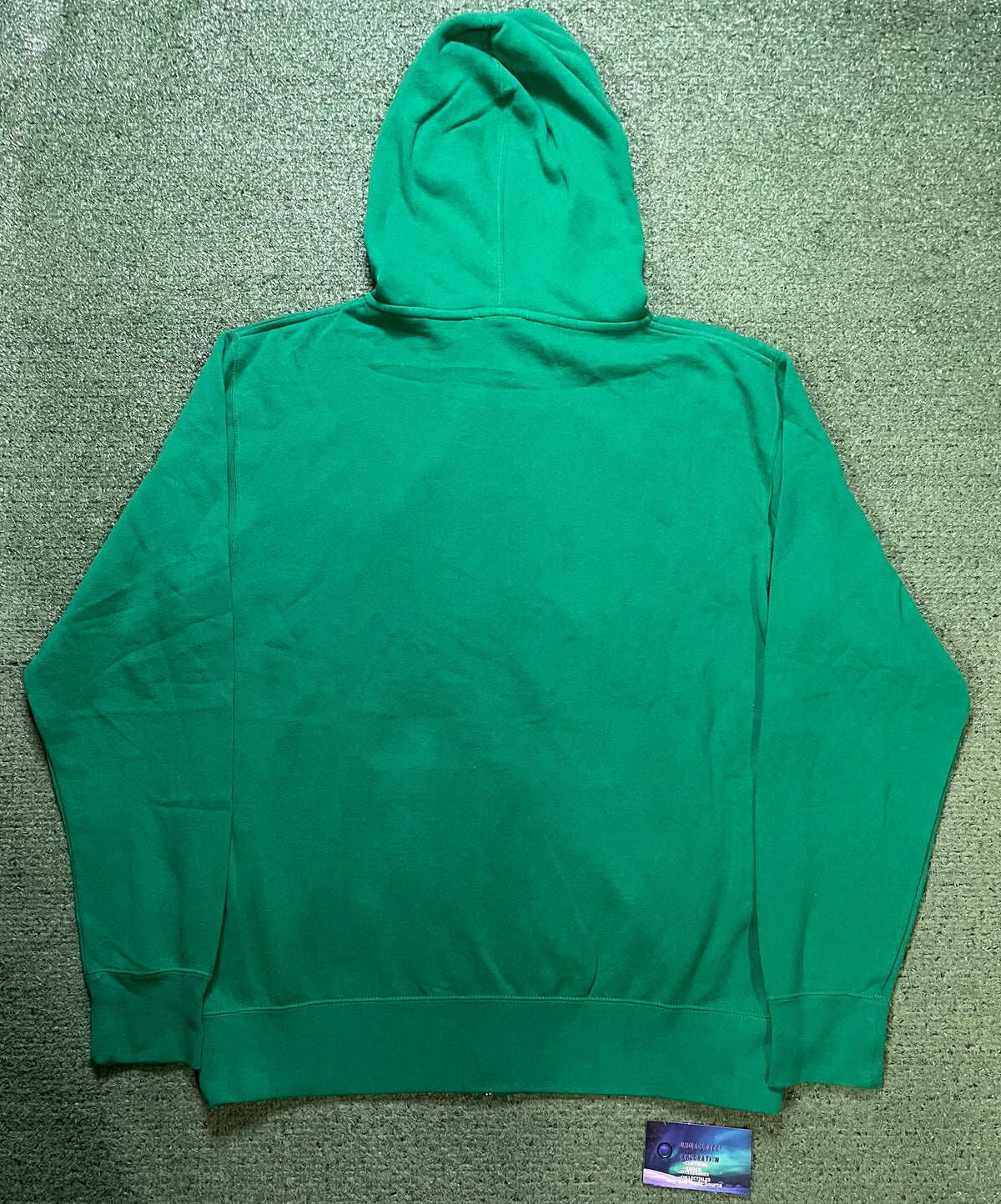 Hurley full zip green hoodie