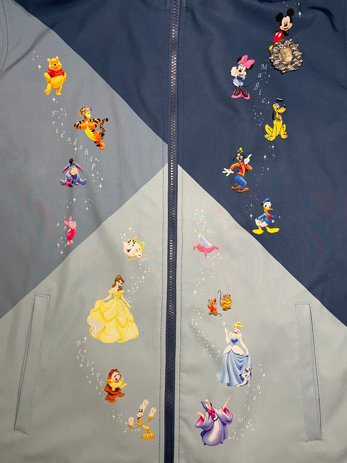 Vintage Disney storyline and characters jacket